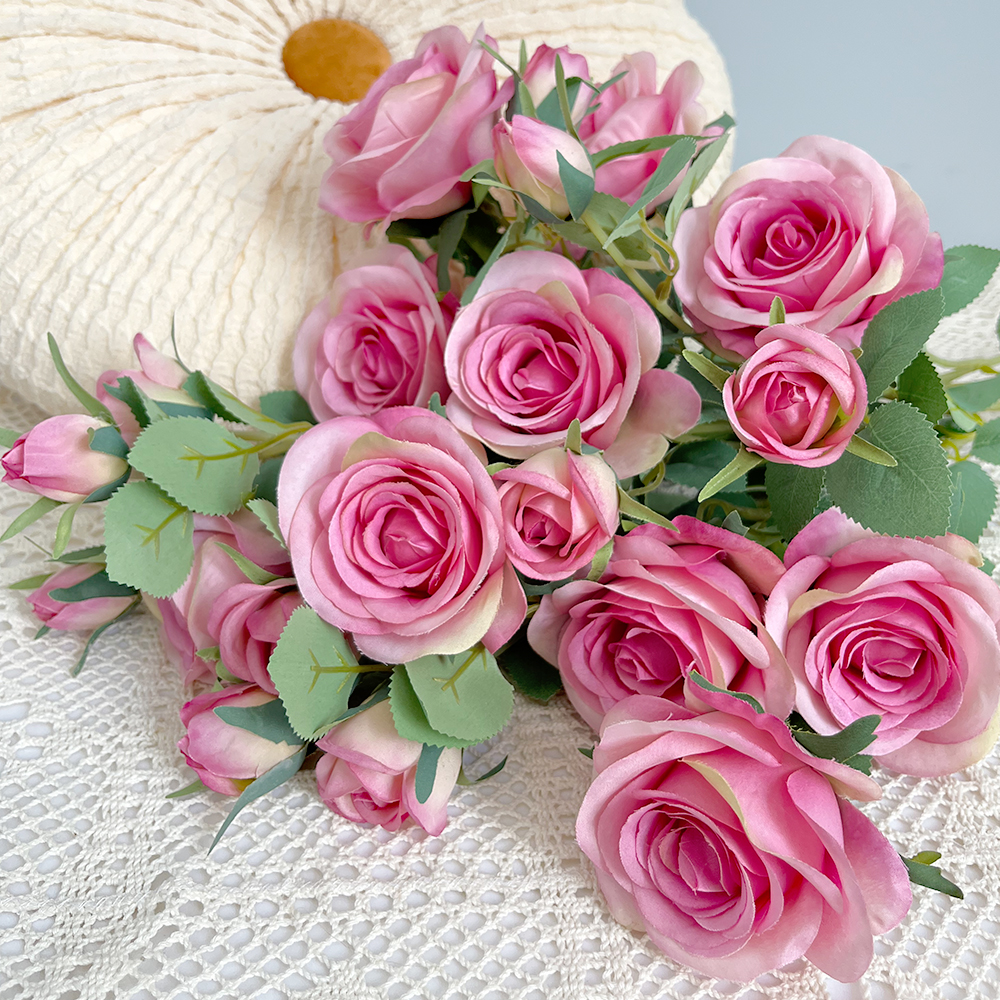 黄色3 Simulated Single Rose