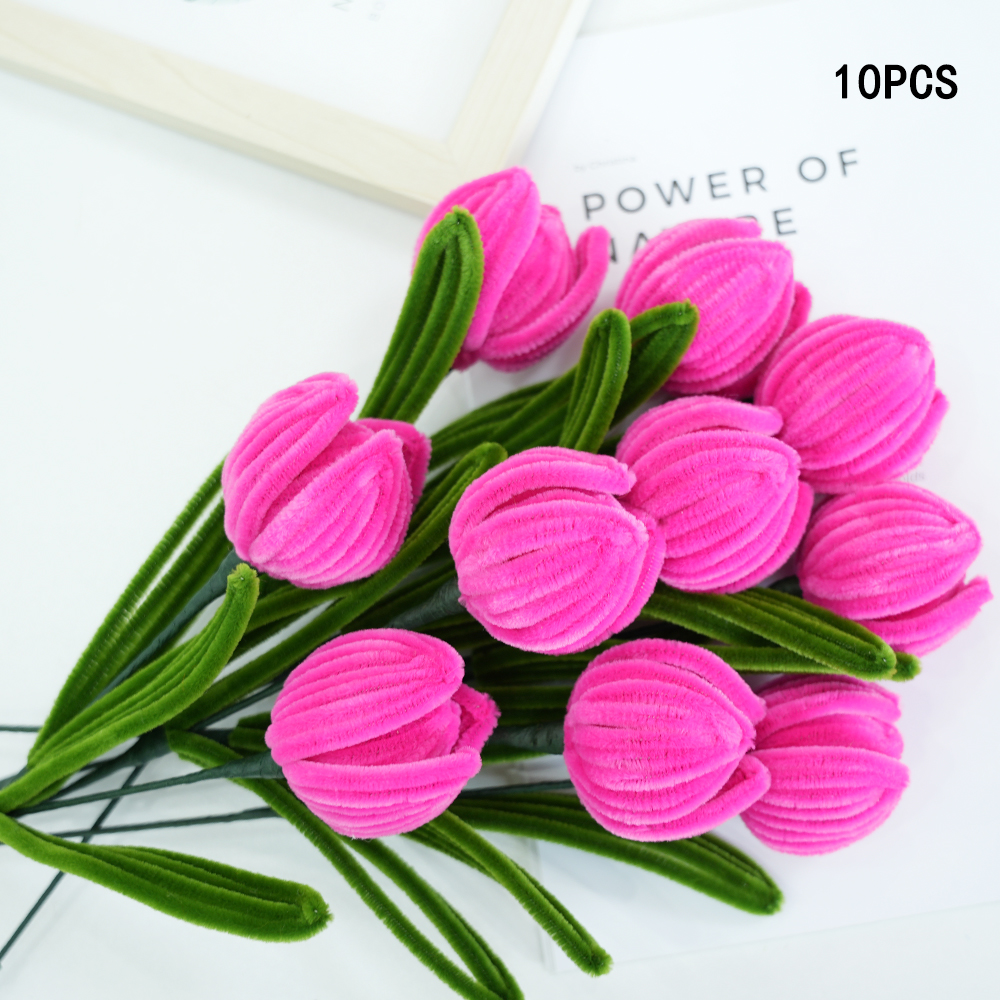 Tulip twist stick flower