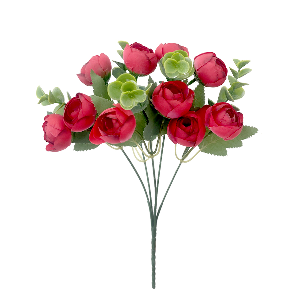Artificial Flowers Eucalyptus Rose