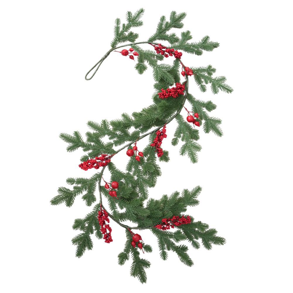 Simulation of Christmas red vine