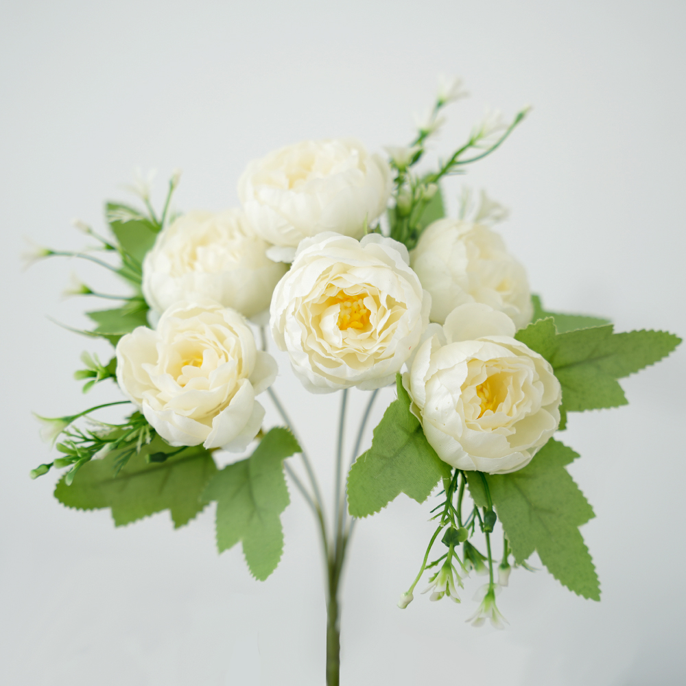 Simulation rose peony bouquet