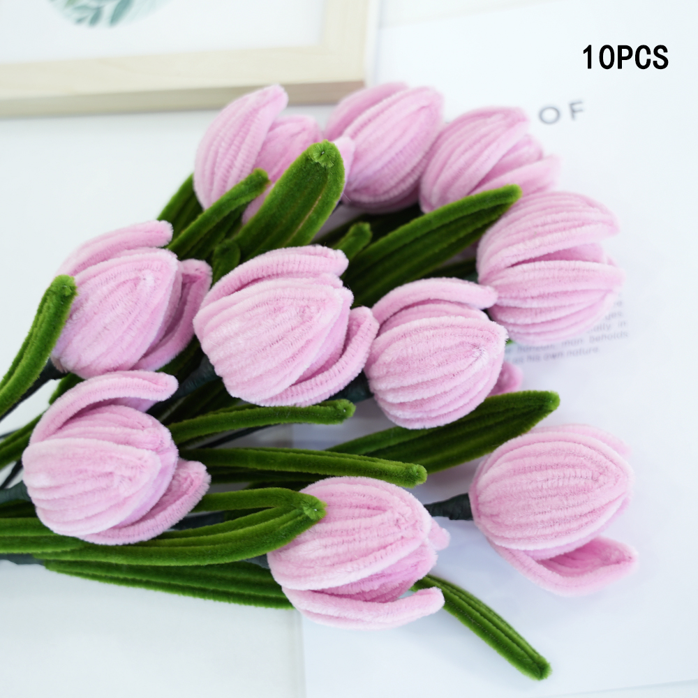 Tulip twist stick flower