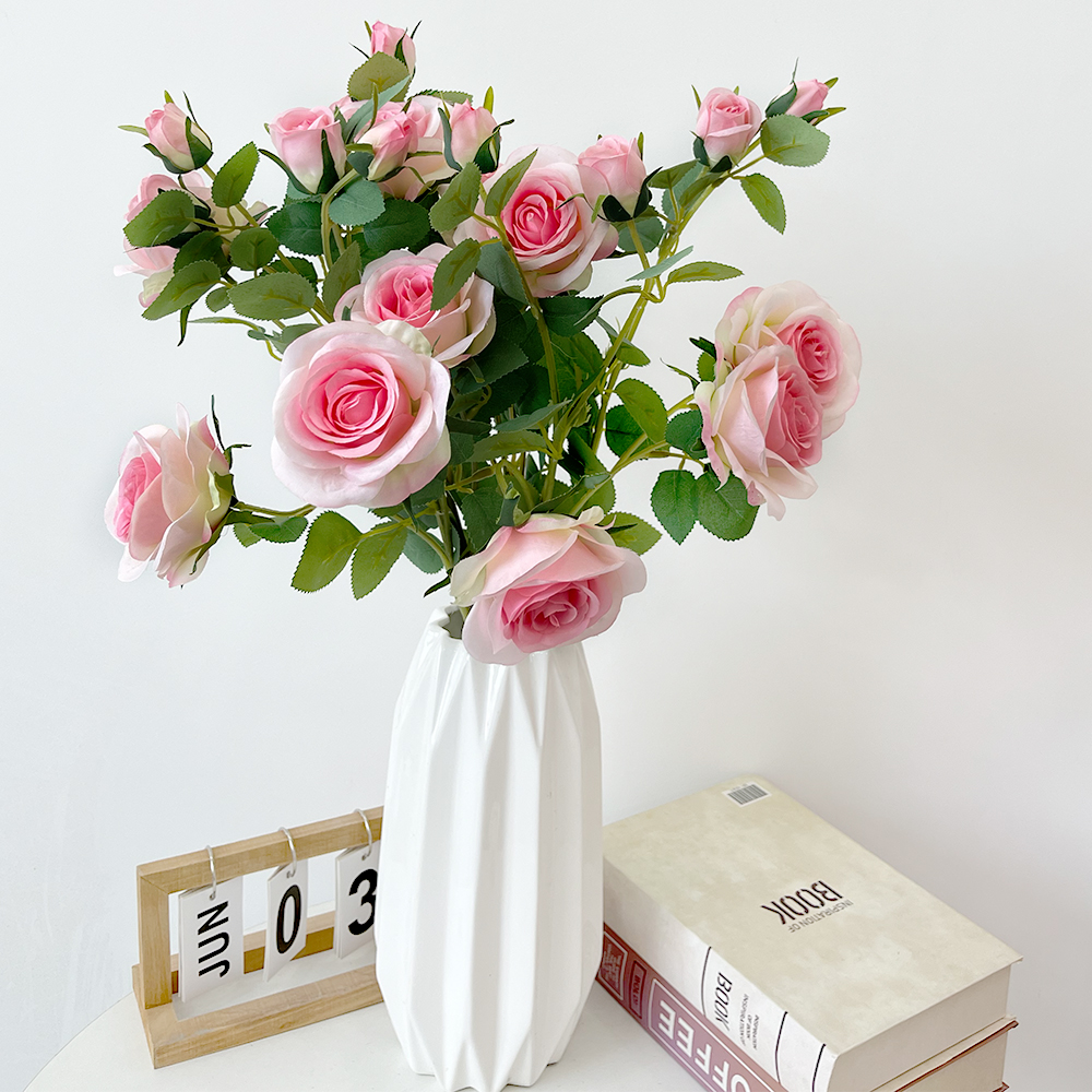 黄色3 Simulated Single Rose