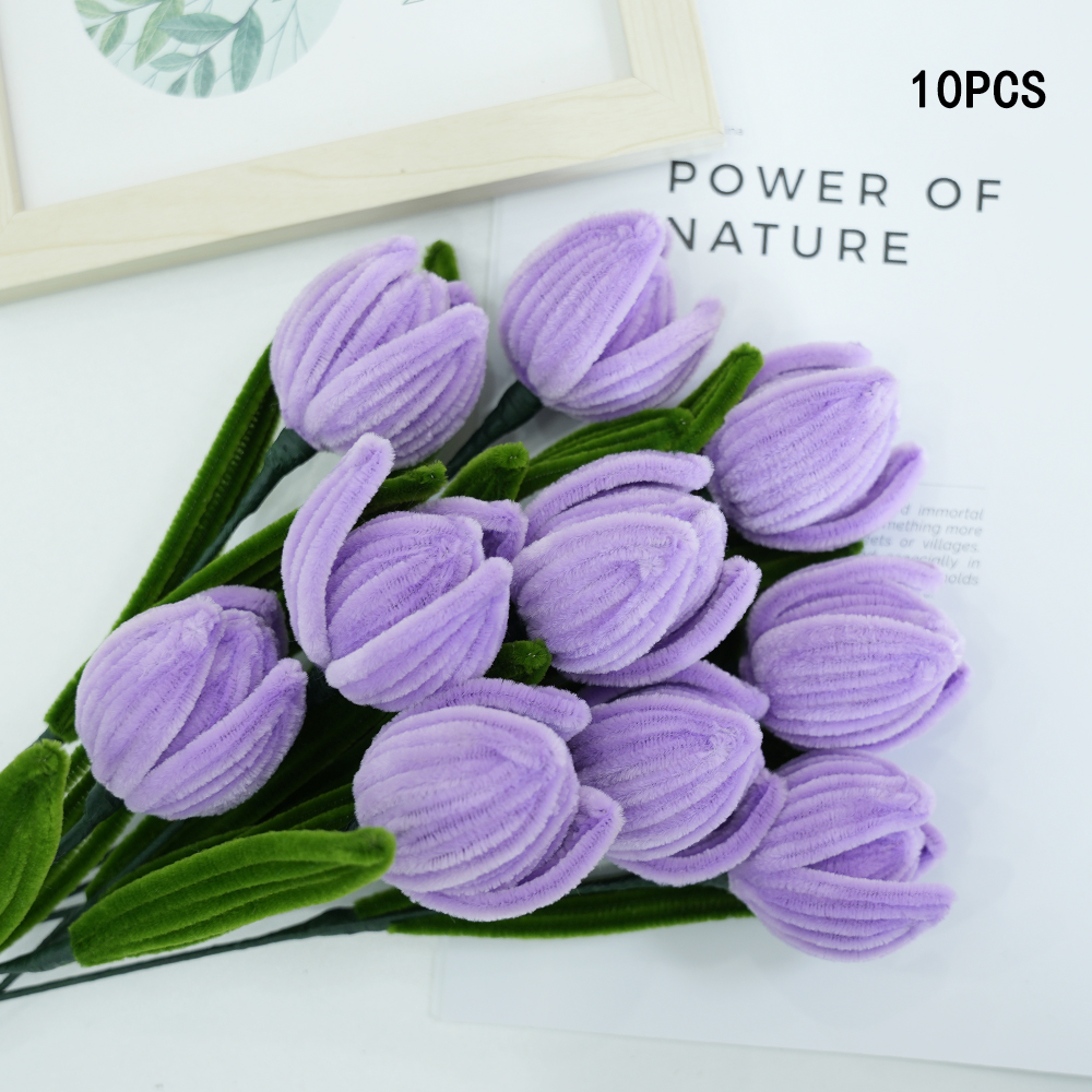 Tulip twist stick flower