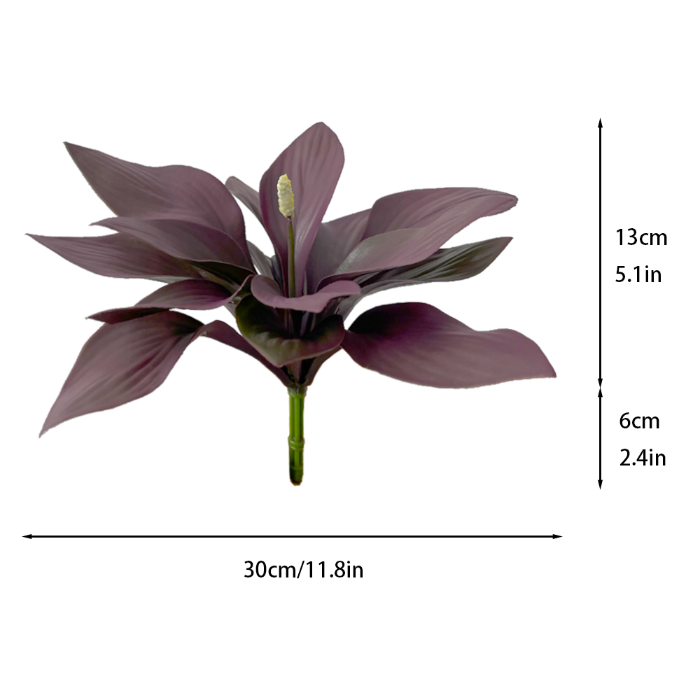 Artificial yu zhen flower plants