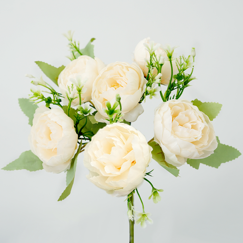 Simulation rose peony bouquet