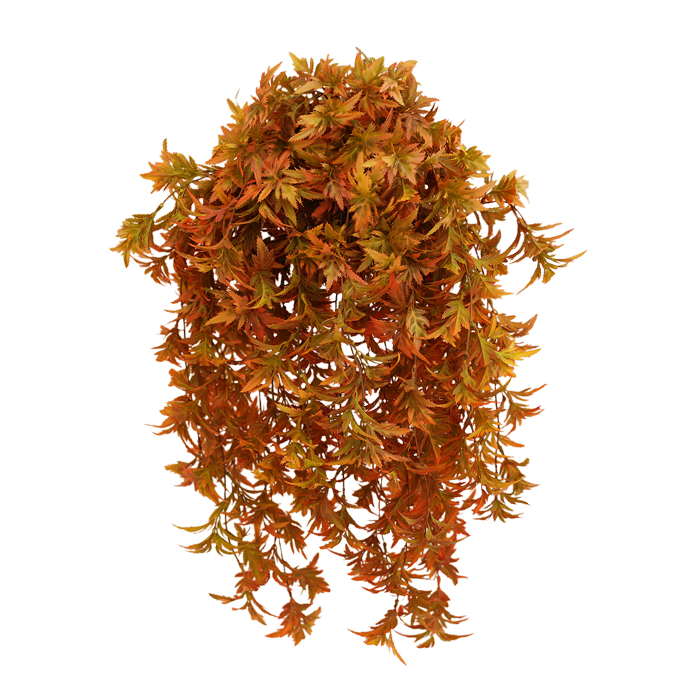 Artificial Plant Red Maple Leaf