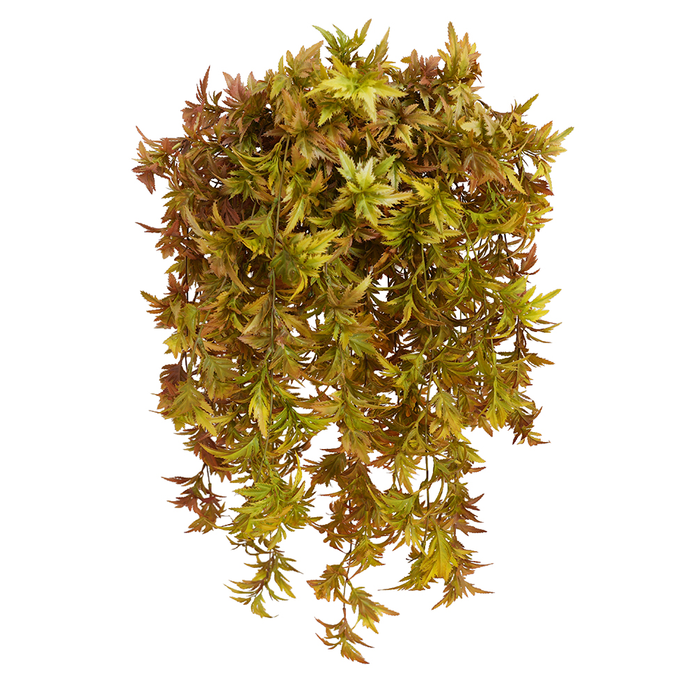 Artificial Plant Red Maple Leaf